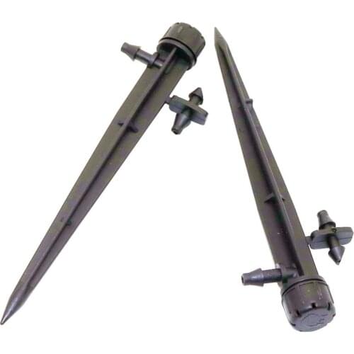 Inserting Ground 360 Degrees Irrigation Sprinklers Adjustable 8 Hole Full Circle Dripper Greenhouse Irrigation Fittings 10 pcs