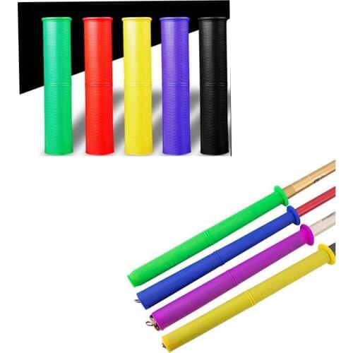 Protective silicone heat shrinkable tube non-slip fishing rod handle sleeve cuff fishing tackle accessories 5 colors