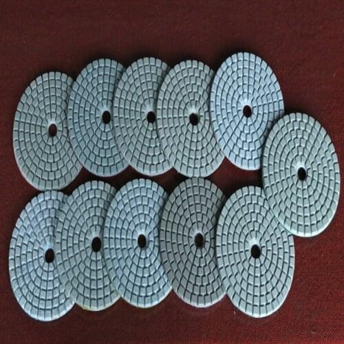 Free shipping of high quality 10PCS diamond wet polishing pad 100mm*10mm for wet polishing marble/granite/concrete floor ect