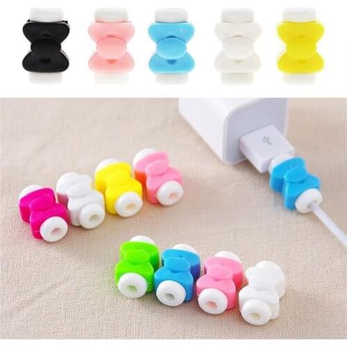 10pcs Butterfly Charging Cable Protector Saver For Phone
