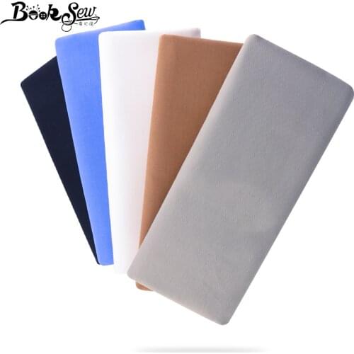 Booksew 100% Cotton Fabric White Color Telas Por Metro Home Textile Material Bedsheet Cloth DIY Quilting Tecido Baby Dress Tissu