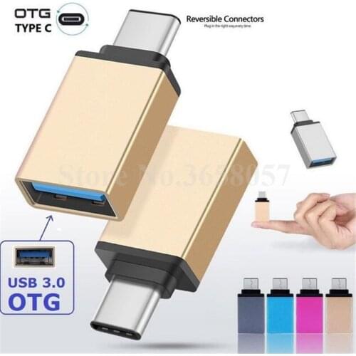 200pcs USB C USB 3.1 Type C Male to USB 3.0 Type A Female Fast Sync Data OTG adapter for samsung s9