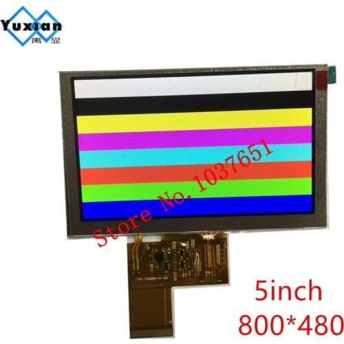 Yuxian 1PCS 5 inch TFT 800*480 color lcd display ILI5960+ILI6122 40pin 0.5pitch LT050C-01A