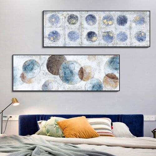 Abstract Colorful 3D Round Moon Painting HD Prints And Posters On Canvas Modern Nordic Wall Art For Livinng Room Home Decor