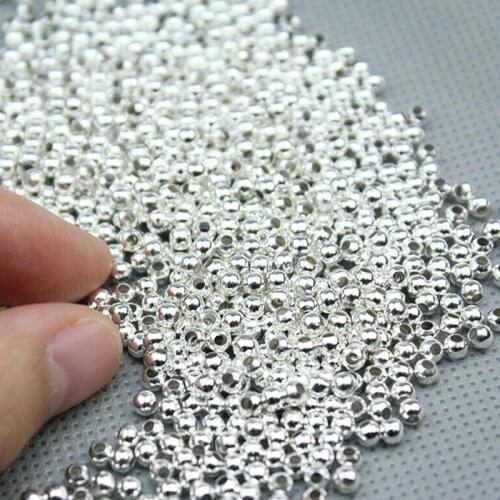 100pcs Jewelry Making Beads For Making Stunning Bracelets Accessories DIY Supplies Round Balls Jewelry Making Findings