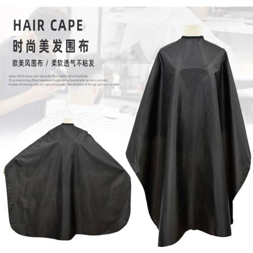 Black haircut cloth Hairdressing shawl Dedicated cloth hair salon Anti-static cloth for hair salon Household shave shawl