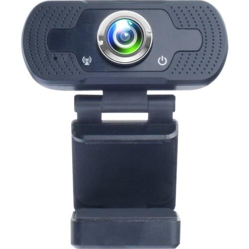 HD USB Webcam Computer Camera with Microphone Laptop PC Cam Rotatable Clip Video Web Camera for Calling 2K Webcam