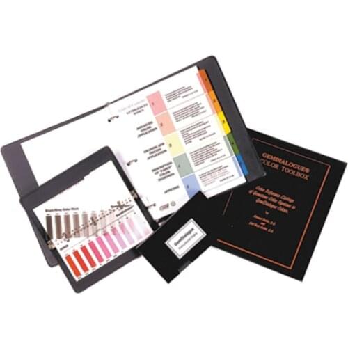 Non-Ferrous Gemstone Color Grade Color Card Color Gemstone Assessment Multicolored Color Card Jewelry Appraisal