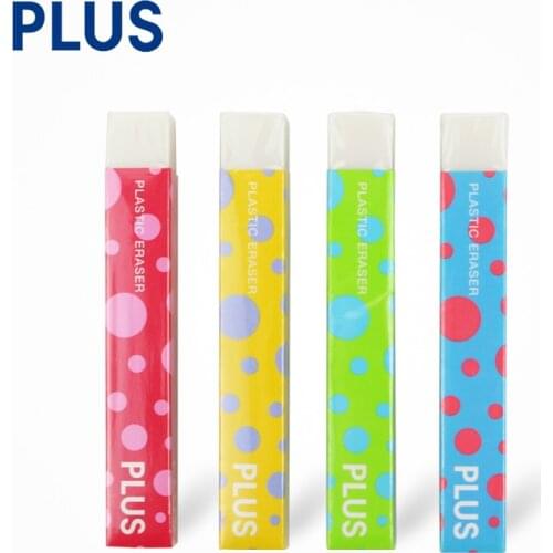 5PCS Japan PLUS Eraser ER-100L Colorful Candy Colors Study Exam Eraser