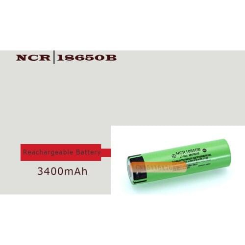 100% New Panasonic Original NCR18650B 3.7v 3400 mah 18650 Lithium Rechargeable Battery Flashlight batteries