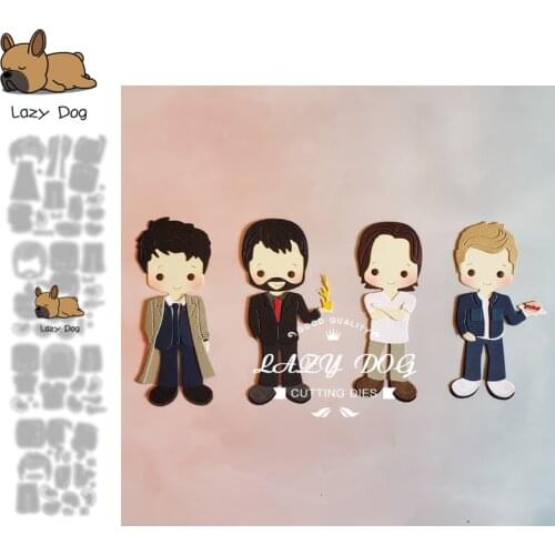 TV series characters Metal Cutting Dies Scrapbooking Stencil DIY Mold Craft Embossing Die Cuts Card Making New Dies For 2021