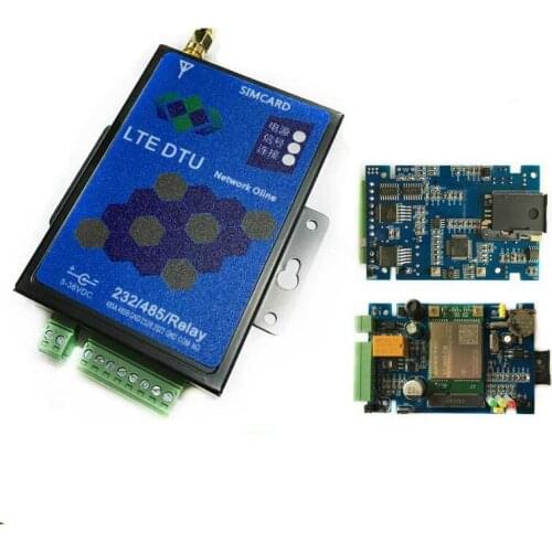 Open Source 4G DTU Module E200S Development Board MODBUS Transparent Transmission RS485 LTE Wireless Remote Control CAT1
