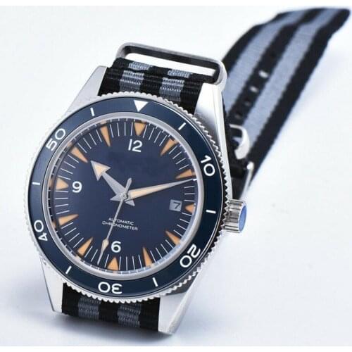 41mm mens watch blue sterile dial Sapphire Glass date Miyota 8215 mechanical wristwatches mens luminous waterproof new fashion