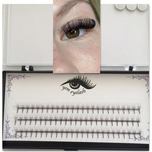 Lashes Extensions 0.07 C and D Curls Pre made fans Individual Eyelashes Extensions for Makeup