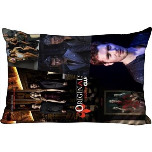 Custom The Originals Pillowcase Satin Fabric Pillow Cover New Rectangle Zipper Pillow Cases Home Office Wedding Decorative 0317