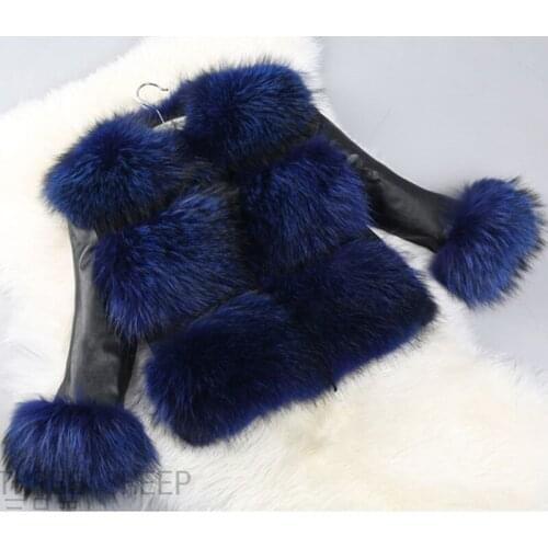 Autumn winter new womens fur coat imitation Fox hair short vest European and American fashion tide Fur coat women jacket