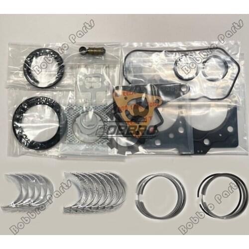 Z482 Complete Gasket Kit With Piston Ring 16853-21050 Mian Bearng 15861-23484 Rod Bearing Set 15861-22314 For Kubota Engine Part