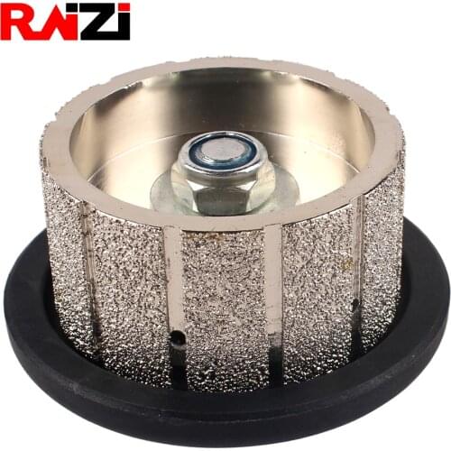 Raizi Z30 Straight Vacuum Brazed Granite Marble Diamond Hand Profile Wheels 5/8-11" For Angle Grinder