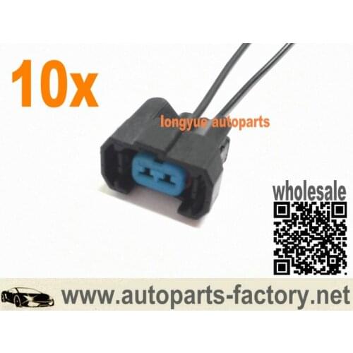 Longyue 10pcs OBD2 Fuel Injector Connector b16 d16 k20 k24 b18 b18c5 D16Y8 Pigtail for Honda Acura