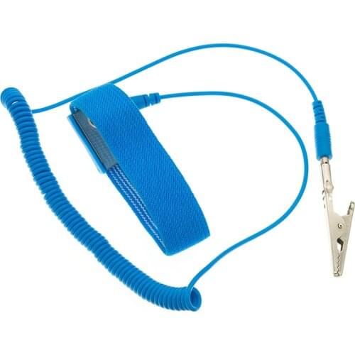 Adjustable Anti Static Bracelet Electrostatic ESD Discharge Cable Reusable Wrist Band Strap Hand With Grounding Wire