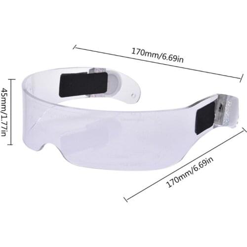 Led Flashing Glasses Cool Technology Sense Windproof Goggles Cycling Glasses