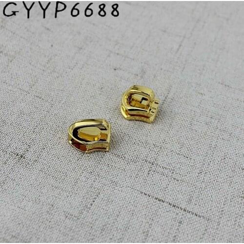 High quality 5# Iridescent Deep gold metal nylon head teeth slider metal Plating accessory bags,garments fabric