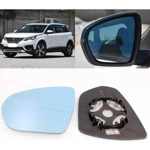 Reversing mirror lens white glass for Peugeo t 5008 mirrors with heating Car accessories