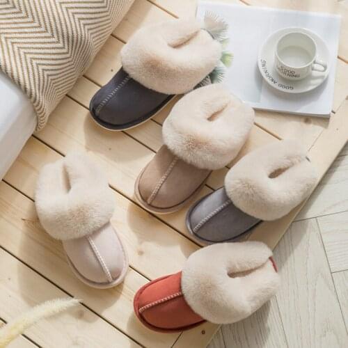 Women House Slippers Plush Winter Warm Shoes Woman Comfort Coral Fleece Slippers House Shoes for Indoor Outdoor Use O5-87