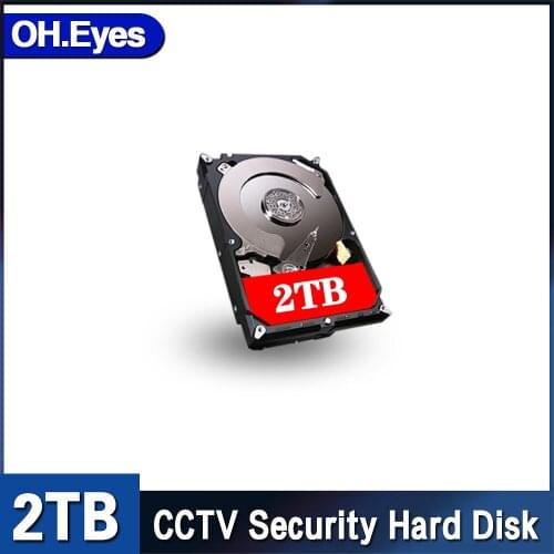 OH.eyes SATAIII Hard Disk Drive HDD 2TB 2000GB 64MB 7200rpm for CCTV System DVR NVR Security Camera Video Surveillance Kits