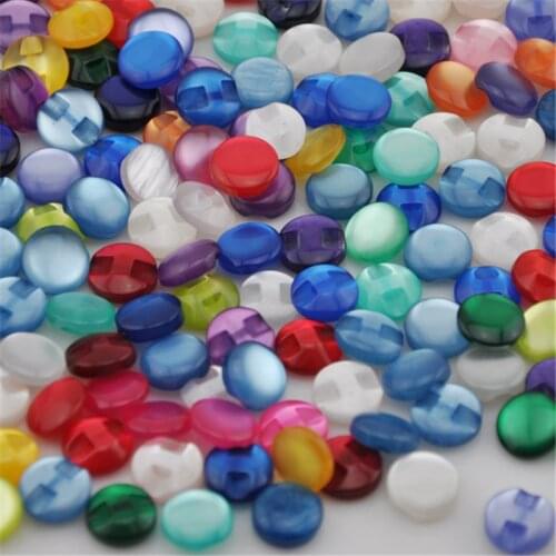 100pcs 12mm Mix Color resin Shirt Buttons Pearl Buttons Garment Sewing Accessories DIY crafts PH82