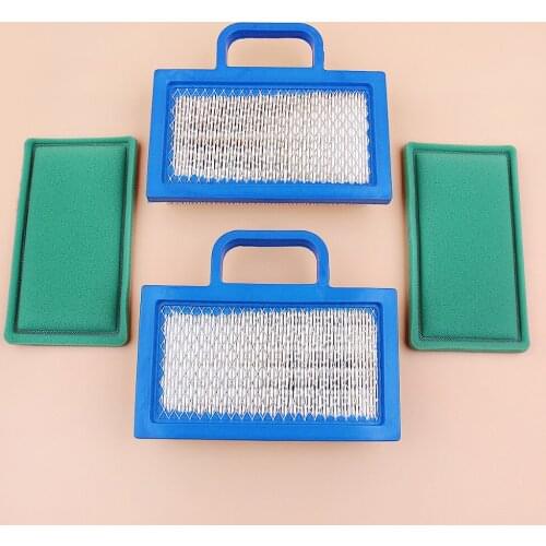 2Pcs/lot Air Filter Combo Fit Briggs & Stratton 4202 499486 499486S Pre Filter 273638 18HP 26HP V-Twin Engine Lawn Mower Parts