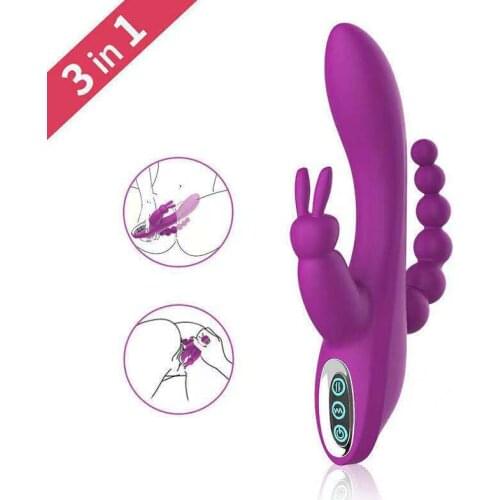 3 In1G-spot Vibrators for You with Thrust Function for Clitoris Stimulation Sex Toys Silicone Vibrator for Women and Couples