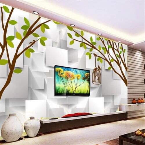 Beibehang 3d dream wood murals Europe TV backdrop brick wallpaper living room bedroom murals papel de parede photo wallpaper