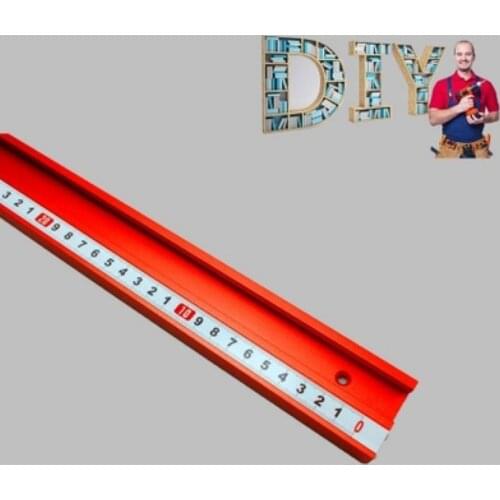 400/600/800MM Universal Aluminium 45mm track Chute Pusher Electric Circular Saw Flip Table Woodworking DIY accessories