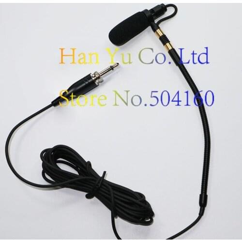 Free Shipping Pro Saxophone Stage Performance Instrument Clip Capacitor Microphone Headset For Sennheiser 3.5 mm Screw Locking