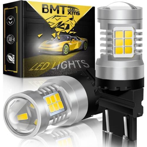 BMTxms 2x P27/7W LED Canbus 3157 3357 P27W T25 LED Bulb Daytime Running Light DRL For Jeep Grand Cherokee 2011 And Up