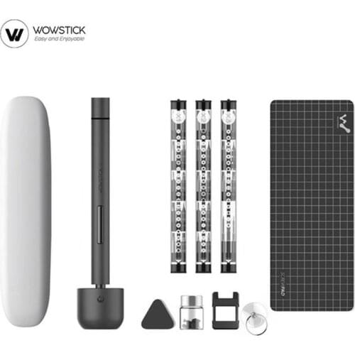 Wowstick 1F Pro Mini Electric Screwdriver Rechargeable Cordless Power Screw Driver Kit with LED Light Lithium Battery Operated