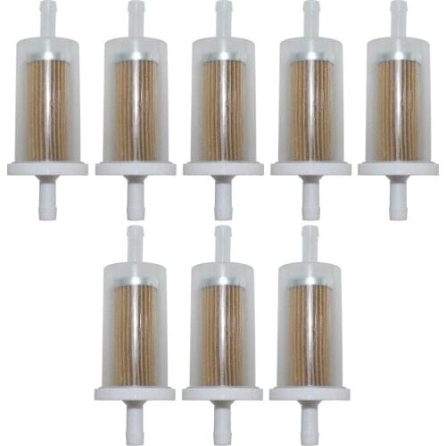 695666 Fuel Filter Kit 8Pcs for Briggs & Stratton 845125 691035 5065 5065D Craftsman Cub Cadet Troy Bilt Lawn Mower Tractor