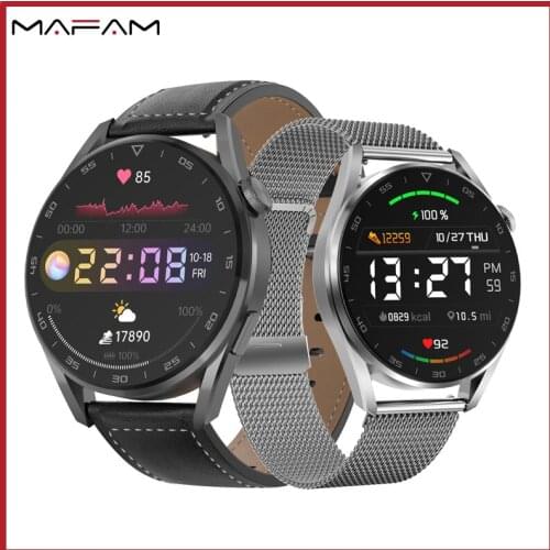 MAFAM DT3Pro Smart Watch 1.32inch Round Screen Bluetooth Call IP67 Waterproof Watches For Men Heart Rate Monitor Fitness Tracker