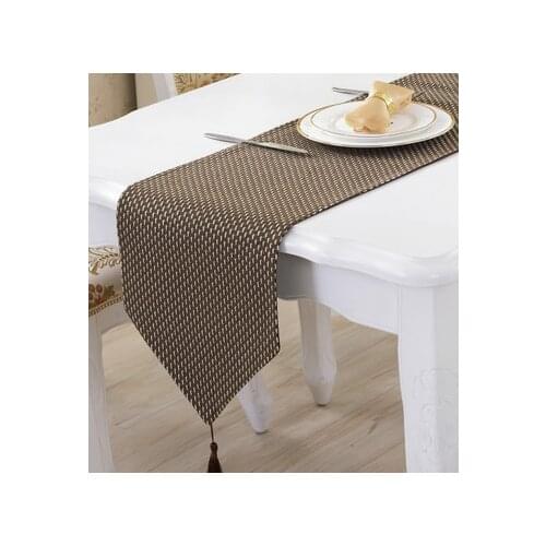 Modern Concise Style Table Runner Solid Color Cotton Linen Weave Kitchen Table Cloths Decorative Table Cloth Table Runners
