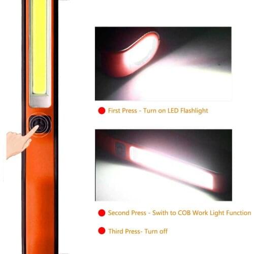 NEW USB Rechargeable Portable Mini Flashlight COB LED Torch Maintenance work light torch flashlight For Camping Night hunting