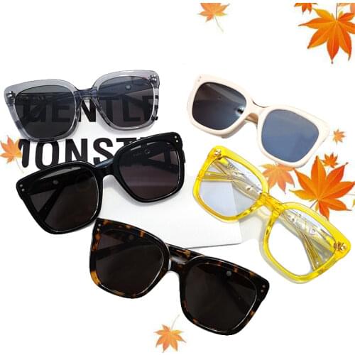 2020 Brand New Korea Jennie Cooperation GM Sunglasses Fashion Women Elegant Frame Vintage Lady Hot Sun Glasses KuKu