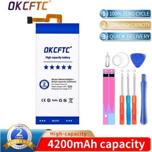 Original HB444199EBC+ For Huawei Honor 4C C8818 CHM- CL00 CHM-TL00H Replacement Phone Battery