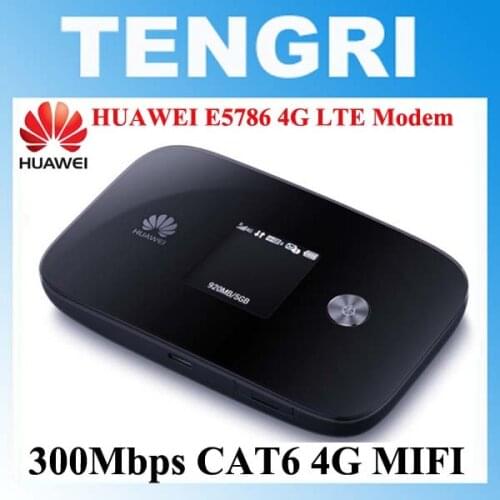 Original Unlocked HUAWEI E5786 E5786s-32a 4G LTE-Advanced CAT6 FDD/TDD Mobile Wifi 300Mbps Router Hotspot
