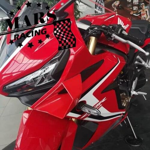 Motorcycle Front Light Cowl Side Winglet Wind Fin Spoiler Trim Cover for Honda CBR650R cbr650r accessories 2019 2020 2021