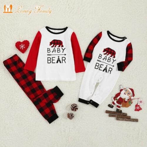 Christmas Family Pajamas Set New 2020 Men Women Baby Pyjamas Couple Home-Wear Matching Family Clothes Fitting Set