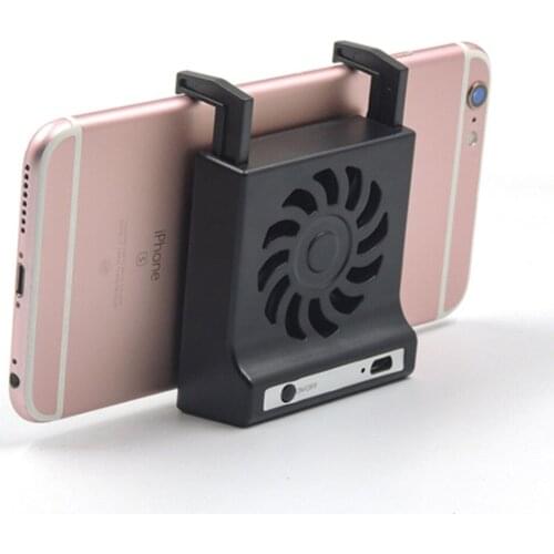 Mobile Phone Cooling Fan Holder Cooler Pad Gamepad Game Gaming Stand 400mAh 1 hours Running time Heat Sink Accommodate 80mm Wide
