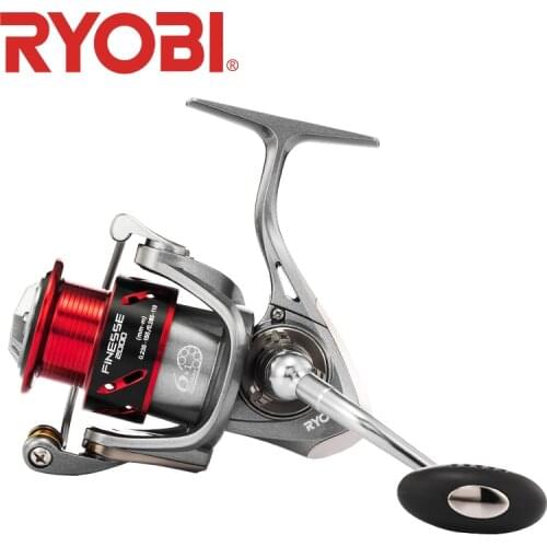 RYOBI FINESSE Fishing reels spinning 2000/3000/4000/6000/8000 6+1BB GEAR RATIO 5.0:1/5.1:1 2.5-10kg Max Drag reel fishing wheel