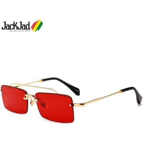 JackJad Fashion Cool Tint Ocean Lens Rectangle Style Sunglasses Women Catwalk Show Brand Design Sun Glasses Oculos De Sol SMU55T