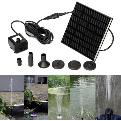 Solar Power Fountain Water Pump Panel Kit Pool Garden Brushless Water Pump Solar Bird Bath Water Pumps for Garden товары для дом